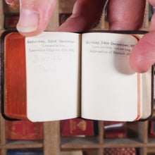 Load image into Gallery viewer, Tom Thumb Calendar, Diary and Proverb Book for 1893. >>SCARCE TOM THUMB MINIATURE BOOK<< Publication Date: 1892 CONDITION: VERY GOOD