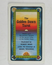 Load image into Gallery viewer, GOLDEN DAWN TAROT DECK. Robert Wang. U.S. Game Systems. 1978.
