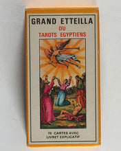 Load image into Gallery viewer, Grand Etteilla Egyptian Gypsies Tarot. J.-M. Simon. Paris. 1977. Cartomancie Grimaud, G104.