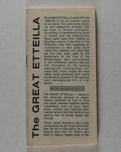 Load image into Gallery viewer, Grand Etteilla Egyptian Gypsies Tarot. J.-M. Simon. Paris. 1977. Cartomancie Grimaud, G104.