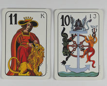 Load image into Gallery viewer, Prager Tarot. Stuart R. Kaplan. A.G. Müller & Cie. Switzerland. U.S. Games Systems, Inc. 38 East 32nd Street, New York City 10016. 1980