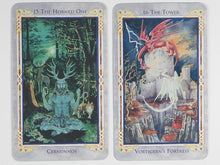 Load image into Gallery viewer, Legend, the Arthurian Tarot. Anna-Marie Ferguson. Llewellyn Publications, St. Paul, MN. 55164-0383. 1997. ISBN 1567182658