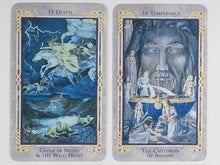 Load image into Gallery viewer, Legend, the Arthurian Tarot. Anna-Marie Ferguson. Llewellyn Publications, St. Paul, MN. 55164-0383. 1997. ISBN 1567182658