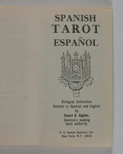Load image into Gallery viewer, Spanish Tarot, Español. Stuart R. Kaplan. Heraclio Fournier. Vitoria, Spain. 1975.