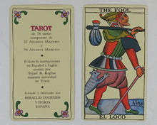 Load image into Gallery viewer, Spanish Tarot, Español. Stuart R. Kaplan. Heraclio Fournier. Vitoria, Spain. 1975.