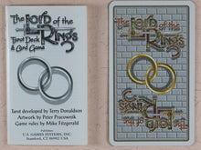 Load image into Gallery viewer, Lord of the Rings Tarot Deck & Card Game. Tarot by Terry Donaldson, artwork by Peter Pracownik, and rules by Mike Fitzgerald. U.S. Games Systems. U.S.A. 1997. ISBN 9780722535233