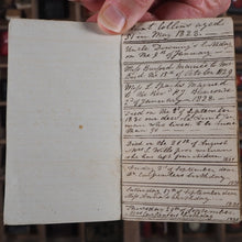 Load image into Gallery viewer, Georgian Almanack 1790-PROVENANCE NATHANIEL JARMAN- IN CONTEMPORARY RED LEATHER CASED POCKETBOOK.