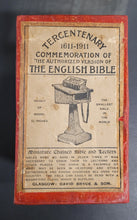 Load image into Gallery viewer, Chained Bible in Original Box (c. 1901) The Holy Bible Containing the Old and New Testaments. Published by David Bryce and Son, Glasgow. 1901.