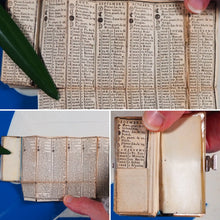 Load image into Gallery viewer, Demoraine Almanac 1811 >>MINIATURE BOOK WITH DE-LUXE BINDING<< Publication Date: 1810 CONDITION: VERY GOOD