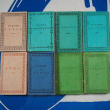 Load image into Gallery viewer, Miniature library of classical literature. Kaspar van Baerle, George Buchanan, Jacob Cats, Joannes Nicolai Secundus, John Owen, Helius Eobanus Hessus, & Marco Girolamo Vida. Publication Date: 1820 CONDITION: VERY GOOD