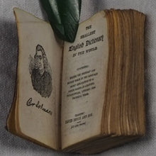 Load image into Gallery viewer, Smallest English Dictionary in the World. Comprising: besides the ordinary and newest words in the language, short explanations of a large number of scientific, philosophical, literary and technical terms. Publication Date: 1900. >>MINIATURE BOOK<<