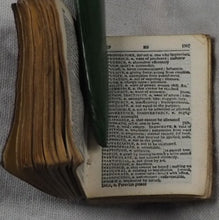 Load image into Gallery viewer, Smallest English Dictionary in the World. Comprising: besides the ordinary and newest words in the language, short explanations of a large number of scientific, philosophical, literary and technical terms. Publication Date: 1900. >>MINIATURE BOOK<<