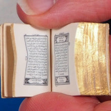 Load image into Gallery viewer, MINIATURE KORAN or QUR'AN, IN ARABIC, IN SILVER CASE. Publication Date: c.1890 Condition: Very Good. >>MINIATURE BOOK<<