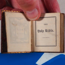 Load image into Gallery viewer, Thumb Bible. Verbum Sempiternum.>>RARE MINIATURE EDITION<< Publication Date: 1818 Condition: Very Good. >>MINIATURE BOOK<<