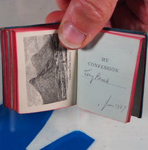 Load image into Gallery viewer, Thumb Confession Book. Publication Date: 1885 Condition: Very Good. >>MINIATURE BOOK<<