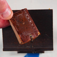 Load image into Gallery viewer, Holy Bible Containing the Old and New Testaments. Chained Bible and Lectern.>>MINIATURE BOOK<< Publication Date: 1901 Condition: Good