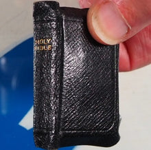 Load image into Gallery viewer, Holy Bible containing the Old and New Testaments.>>MINIATURE BOOK<< [MINIATURE COMPLETE HOLY BIBLE with SHAKESPEARE FAMILY RECORDS. Publication Date: 1919 Condition: Very Good.