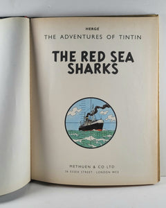 The Red Sea Sharks.  Hergé. Methuen & Co. Ltd. London. 1960. >>FIRST ENGLISH EDITION<<