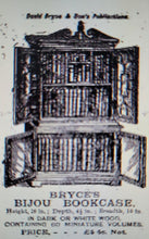 Load image into Gallery viewer, Bijou Bookcase. David Bryce &amp; Son. Glasgow.
