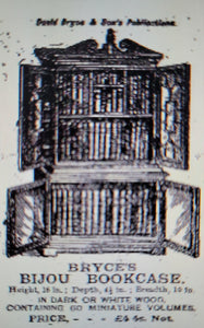 Bijou Bookcase. David Bryce & Son. Glasgow.