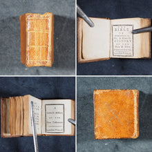 Load image into Gallery viewer, Bible in Miniature; or, a concise history of the Old &amp; New Testaments. London printed [London]. 1795.
