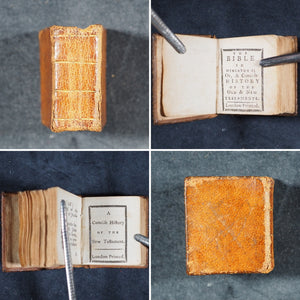 Bible in Miniature; or, a concise history of the Old & New Testaments. London printed [London]. 1795.