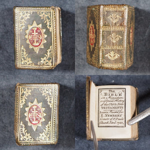 Bible in minuiture or a concise history of Old & new Testaments. Newbery, E. [London]. 1780.