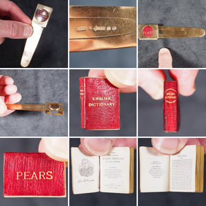 Smallest English Dictionary in the World. Comprising: besides the ordinary and newest words in the language, short explanations of a large number of scientific, philosophical, literary and technical terms. Bryce, David & Son. Glasgow. Circa 1894.