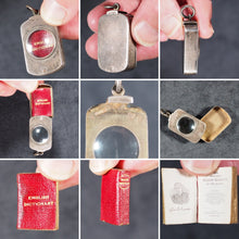 Load image into Gallery viewer, Smallest English Dictionary in the World. Comprising: besides the ordinary &amp; newest words in the language, short explanations of a large number of scientific, philosophical, literary &amp; technical terms. Bryce, David &amp; Son. Glasgow. 1893. SILVER LOCKET
