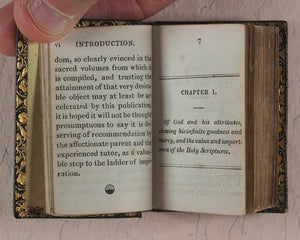 Juvenile Bible, or, History of the Old and New Testaments: in miniature: being a concise relation of events contained in the Holy Scriptures. Bysh, John. 52, Paternoster Row. London. [Circa 1819].