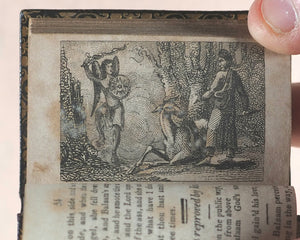 Juvenile Bible, or, History of the Old and New Testaments: in miniature: being a concise relation of events contained in the Holy Scriptures. Bysh, John. 52, Paternoster Row. London. [Circa 1819].