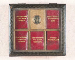 Mite Series in Tartan. Bryce, David & Son. Glasgow. Circa 1900. Five volumes in fitted wooden box.