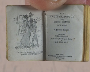 Mite Series in Tartan. Bryce, David & Son. Glasgow. Circa 1900. Five volumes in fitted wooden box.