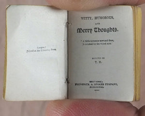 Mite Series in Tartan. Bryce, David & Son. Glasgow. Circa 1900. Five volumes in fitted wooden box.