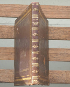 Voyage du Jeune Anacharsis en Grèce, vers le milieu du quatrième siècle avant l'ère vulgaire. Par J. J. Barthelemy. Chez Janet et Cotelle, Librairies, Paris. 1824. >>FINE SIGNED BINDING<<