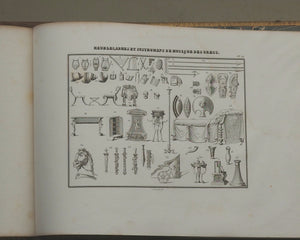 Voyage du Jeune Anacharsis en Grèce, vers le milieu du quatrième siècle avant l'ère vulgaire. Par J. J. Barthelemy. Chez Janet et Cotelle, Librairies, Paris. 1824. >>FINE SIGNED BINDING<<