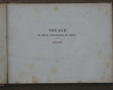 Load image into Gallery viewer, MAP VOLUME ONLY of: Voyage du Jeune Anacharsis en Grèce, vers le milieu du quatrième siècle avant l&#39;ère vulgaire. Par J. J. Barthelemy. Chez Janet et Cotelle, Librairies, Paris. 1826. &gt;&gt;FINE ENGRAVED LARGE PLATES AND MAPS&lt;&lt;&lt;&lt;
