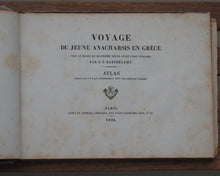 Load image into Gallery viewer, MAP VOLUME ONLY of: Voyage du Jeune Anacharsis en Grèce, vers le milieu du quatrième siècle avant l&#39;ère vulgaire. Par J. J. Barthelemy. Chez Janet et Cotelle, Librairies, Paris. 1826. &gt;&gt;FINE ENGRAVED LARGE PLATES AND MAPS&lt;&lt;&lt;&lt;
