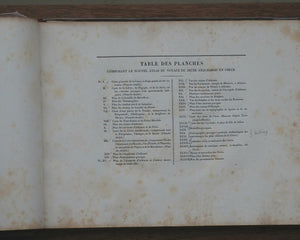 MAP VOLUME ONLY of: Voyage du Jeune Anacharsis en Grèce, vers le milieu du quatrième siècle avant l'ère vulgaire. Par J. J. Barthelemy. Chez Janet et Cotelle, Librairies, Paris. 1826. >>FINE ENGRAVED LARGE PLATES AND MAPS<<<<