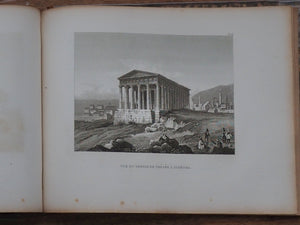 MAP VOLUME ONLY of: Voyage du Jeune Anacharsis en Grèce, vers le milieu du quatrième siècle avant l'ère vulgaire. Par J. J. Barthelemy. Chez Janet et Cotelle, Librairies, Paris. 1826. >>FINE ENGRAVED LARGE PLATES AND MAPS<<<<