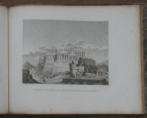 MAP VOLUME ONLY of: Voyage du Jeune Anacharsis en Grèce, vers le milieu du quatrième siècle avant l'ère vulgaire. Par J. J. Barthelemy. Chez Janet et Cotelle, Librairies, Paris. 1826. >>FINE ENGRAVED LARGE PLATES AND MAPS<<<<