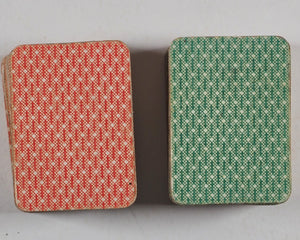 Miniature antique playing cards in contemporary box. United States Playing Card Company. Cincinnati, USA. Circa 1898.