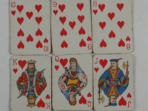 Miniature antique playing cards in contemporary box. United States Playing Card Company. Cincinnati, USA. Circa 1898.