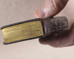 Cathedral binding in miniature<< Book of common prayer  according to the use of the United Church of England and Ireland: together with the Psalter, or, Psalms of David. Oxford. 1829.