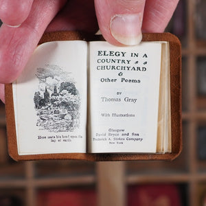 Elegy in a country church-yard & other poems. >>MINIATURE ELEGY TO UNSUNG PAUPERS<< Gray, Thomas. Publication Date: 1904 CONDITION: VERY GOOD