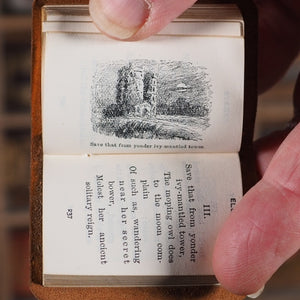 Elegy in a country church-yard & other poems. >>MINIATURE ELEGY TO UNSUNG PAUPERS<< Gray, Thomas. Publication Date: 1904 CONDITION: VERY GOOD