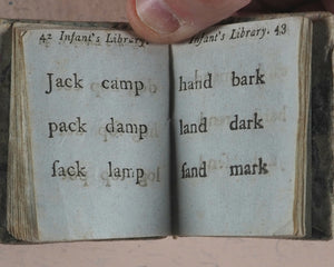 Marshall, John. Infant's Library. [Book2] (Spelling Book or & Syllabary). Marshall, John. No. 4 Aldermary Churchyard in Watling Street. London. Circa 1800