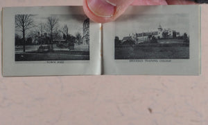 16 Collotype Views of Winchester. Valentine & Sons Ltd. Dundee. 1909. >>original printed miniature mail bag & book<<