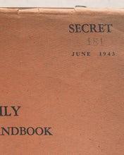 Load image into Gallery viewer, Sicily Zone Handbook. June, 1943. Box 99, Western Central District Office, New Oxford Street, W.C.1. &gt;&gt;Extremely rare, pre-invasion, secret, publication.&lt;&lt;
