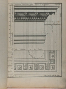 Batty Langley. City and country builder's and workman's treasury of designs, or, The art of drawing and working the ornamental parts of architecture. Printed for and sold by S. Harding, London. 1741.
